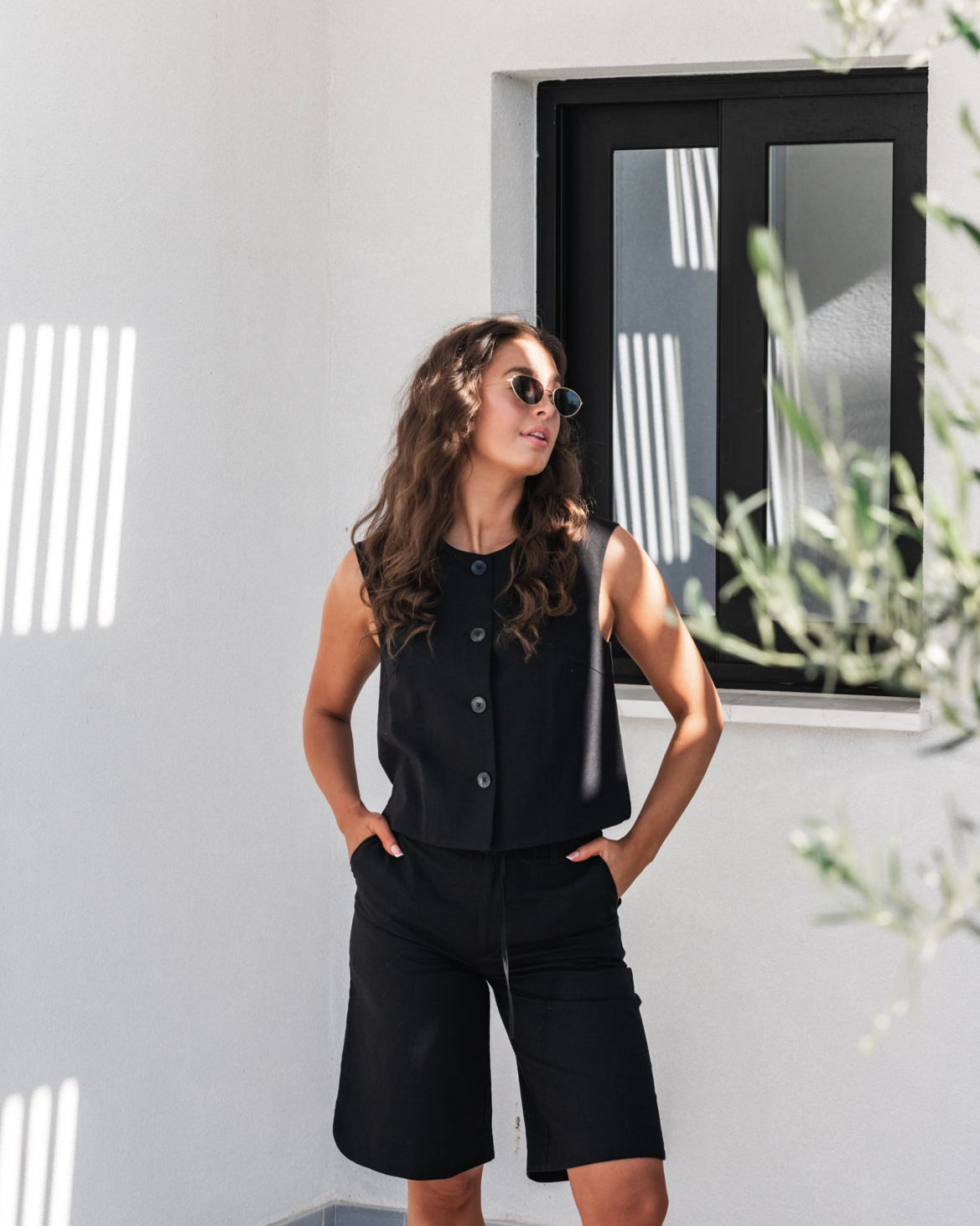 OBJAURA Tailored Waistcoat - Black